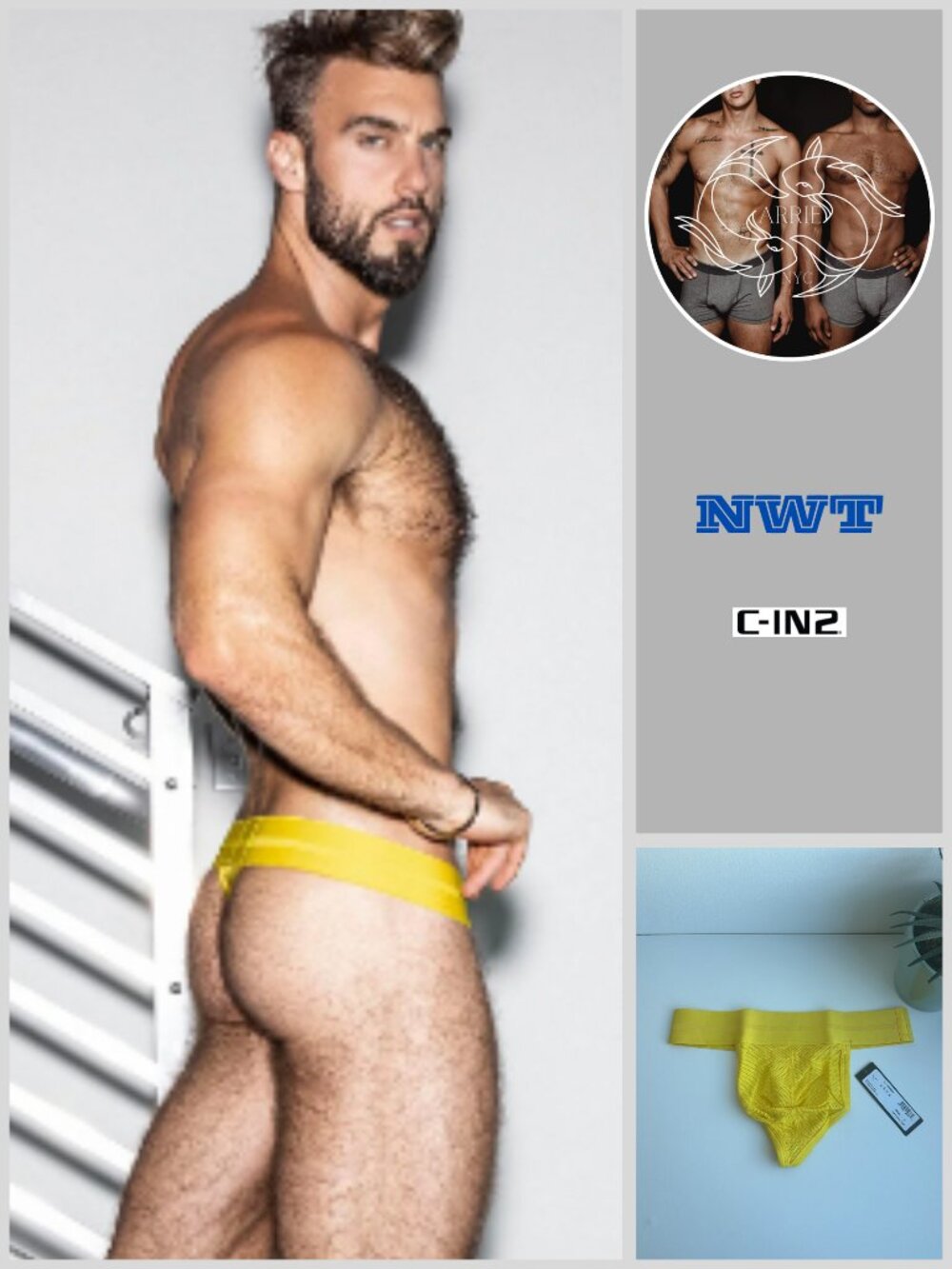 C-IN2 - Scrimmage - Thong - Yan Yellow (M)